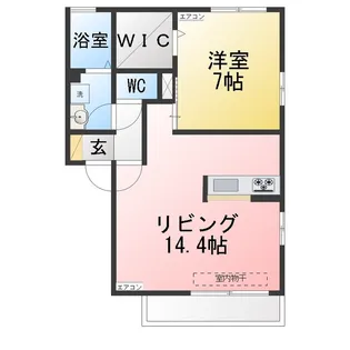 カルテット【1階】の間取り