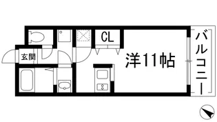 メゾンダイコー石橋【1階】の間取り