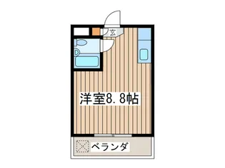 パレス武蔵野10【1階】の間取り