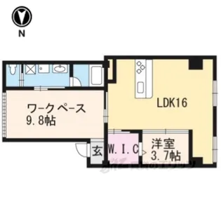 丸福ビル【5階】の間取り