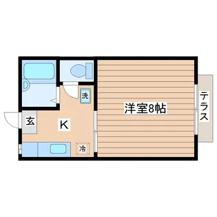 アクエリアス国見【2階】の間取り