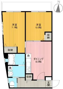 M・K・M西台【3階】の間取り