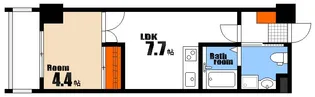 Kビル【8階】の間取り