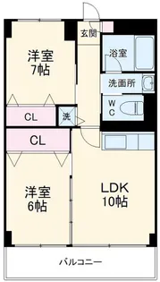 AZ beans【5階】の間取り