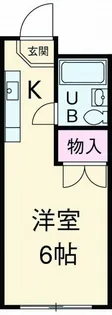 ハイツタケハナ【2階】の間取り