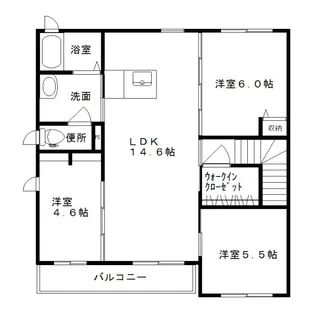スカールA【2階】の間取り