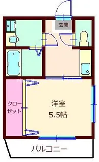 安本第三ビル【3階】の間取り