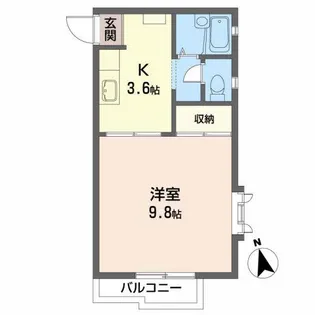 メープルコート【2階】の間取り