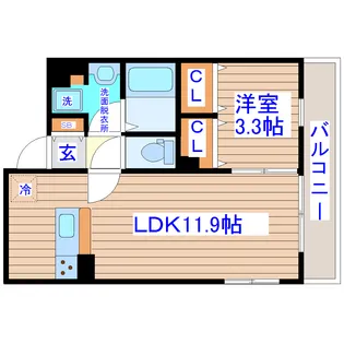 SASHIN河原町【3階】の間取り
