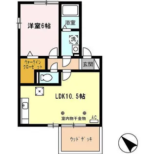 ヴィラ A【1階】の間取り