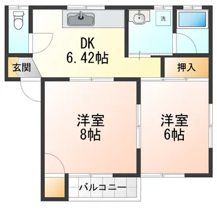 グレープハウスTAJIMA【2階】の間取り