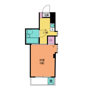 S FLAT【2階】の間取り