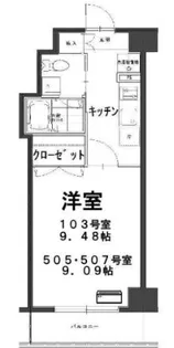 コンフォートタウン大船【6階】の間取り