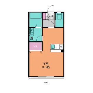 VILLAアイエム【1階】の間取り