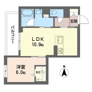 ブランニューディズ【3階】の間取り