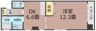 サンフェイス甲突【2階】の間取り