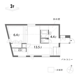 kif annex【3階】の間取り