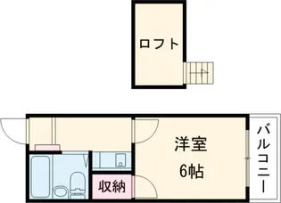 法連町第3マンション【1階】の間取り
