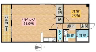 リアライズ山下町【8階】の間取り