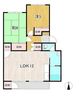 多賀ハイツA【2階】の間取り