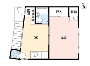 コーポ浅間町【2階】の間取り