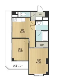 ルピナス片倉町【3階】の間取り