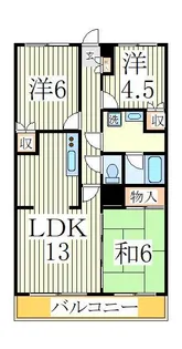 エトアールS【4階】の間取り