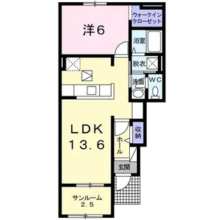 レスペランス I【1階】の間取り