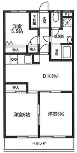 カサバニータ【1階】の間取り