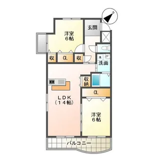 ノーティー【2階】の間取り