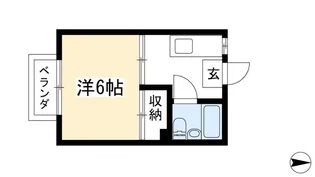 プチハウスしのざき【2階】の間取り