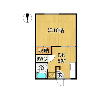 リバティーハウスA【2階】の間取り