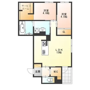 Sun Vison【2階】の間取り