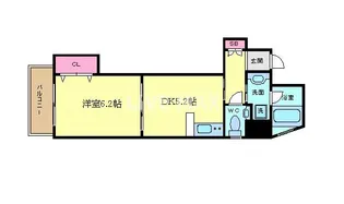 ブローニュ姉小路【4階】の間取り