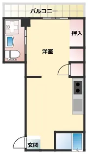 小川ビルヂング【3階】の間取り