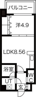CHOEI65 プレジオ中津【8階】の間取り