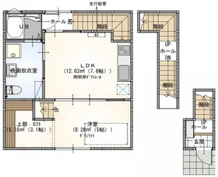 s.a.box寺家 B棟【3階】の間取り