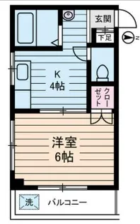 ハイツ リバーランド【6階】の間取り