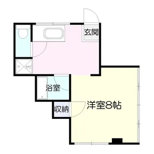 坂元ビル【2階】の間取り