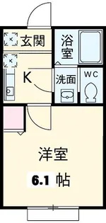 フォレストツインハウスII【2階】の間取り