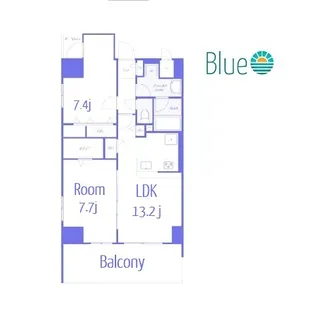 MARE YOKOHAMA【7階】の間取り