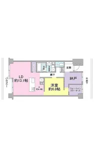 浪漫館【10階】の間取り