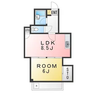 麻衣フラッツ【2階】の間取り