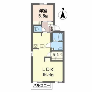IL PALAZZO A【2階】の間取り