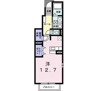 ピーチハウス【1階】の間取り