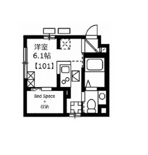 FLAT-K【1階】の間取り