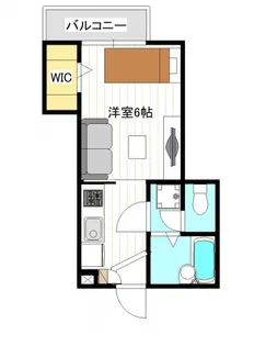 メゾンパール本町【1階】の間取り