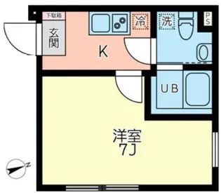リトルズトーン梅屋敷【3階】の間取り