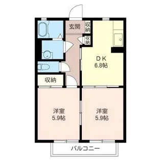 ハイム壱番館【2階】の間取り
