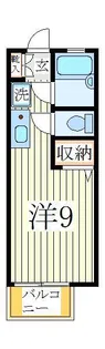 第3フジハイツ【2階】の間取り